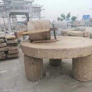 老石器老石板和老磨片在景觀中的應(yīng)用